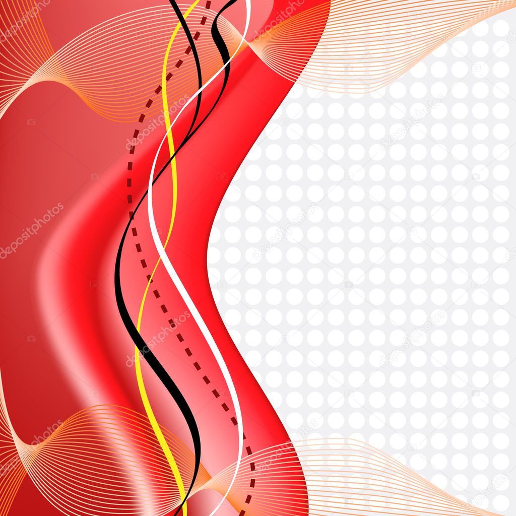Detail Merah Abstrak Nomer 5