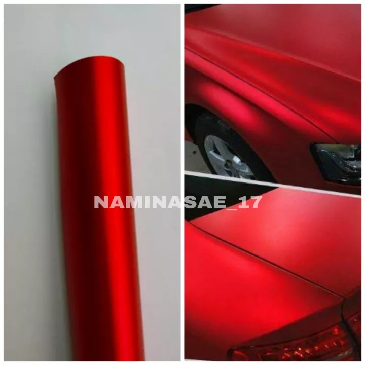 Detail Merah Doff Metalic Nomer 52