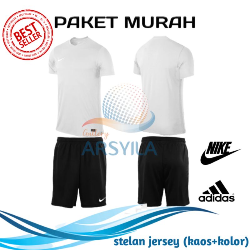 Detail Kostum Futsal Polos Nomer 11