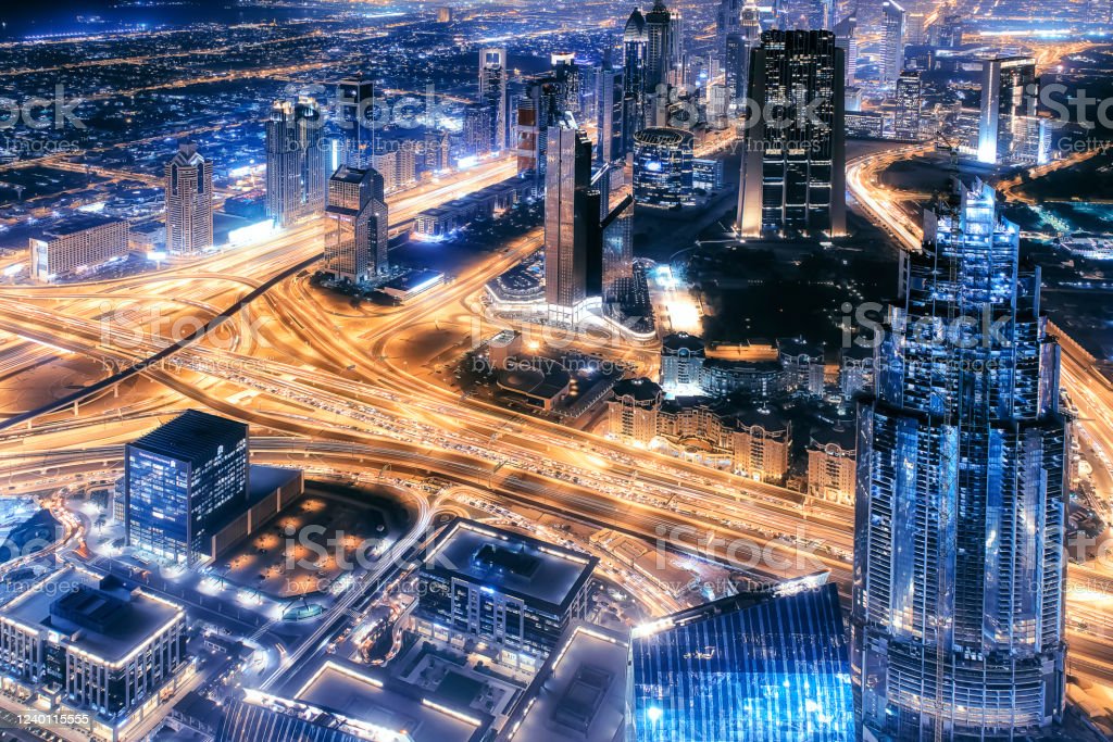 Detail Kota Dubai Di Malam Hari Nomer 20
