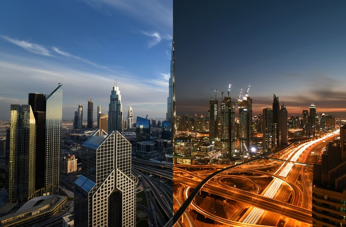 Detail Kota Dubai Malam Hari Nomer 53