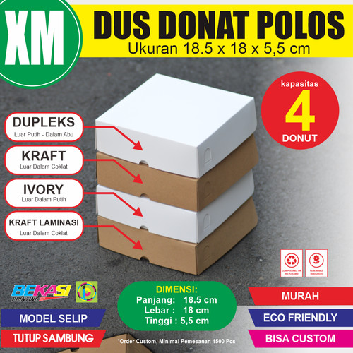 Detail Kotak Donat Polos Nomer 28