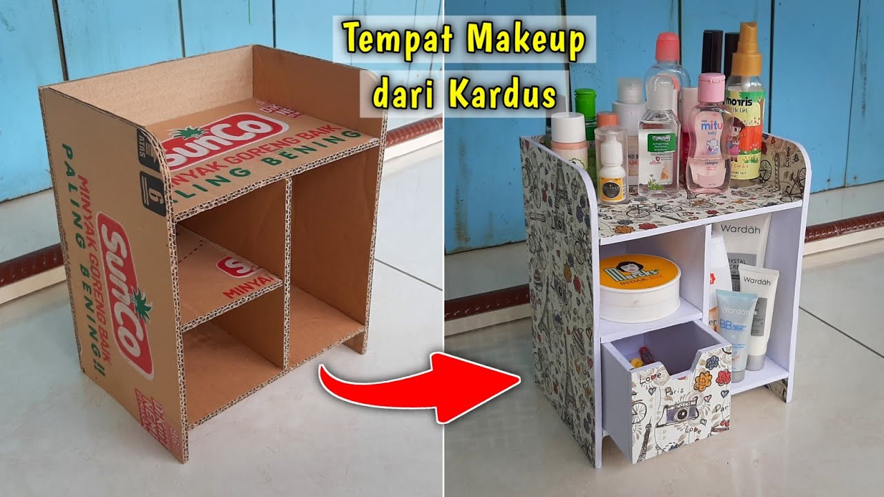 Detail Kotak Kosmetik Dari Kardus Nomer 7