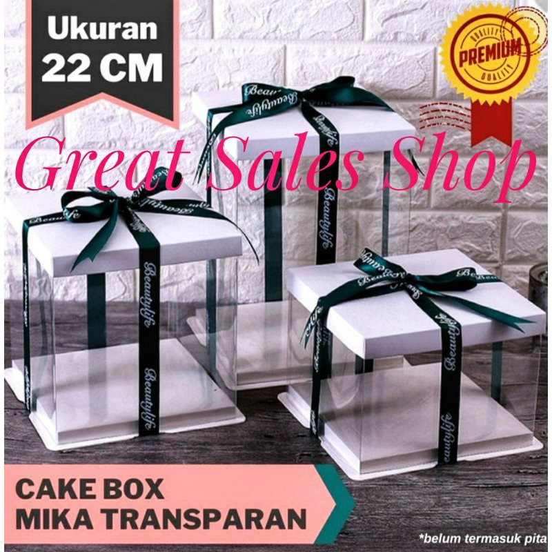 Kotak Kue Transparan - KibrisPDR