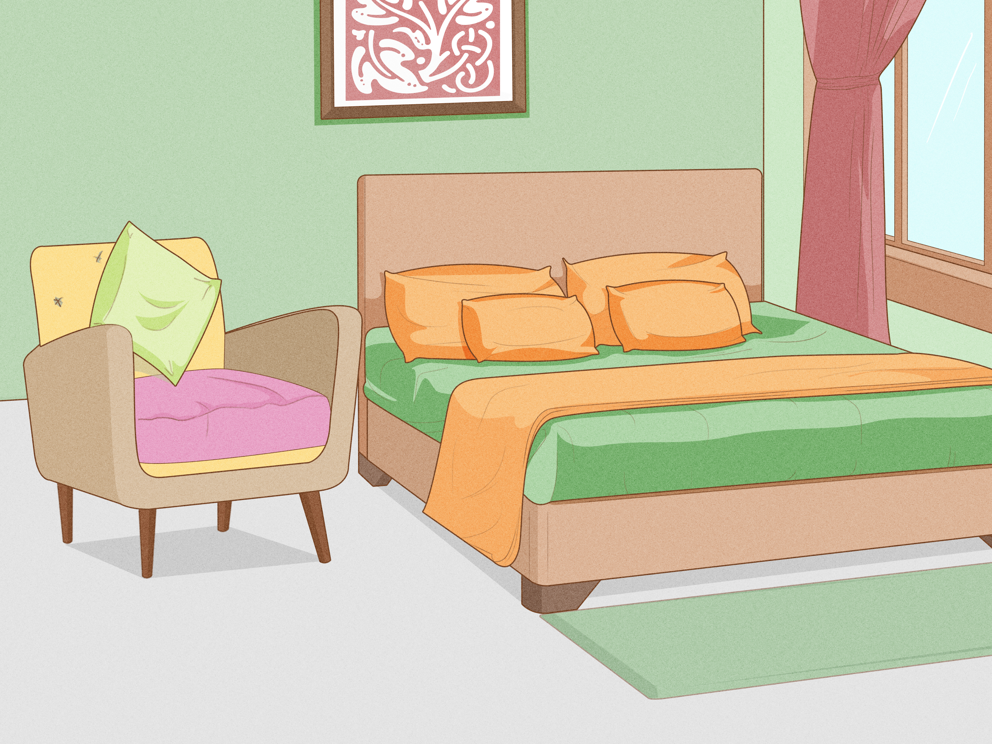 Detail Merapikan Tempat Tidur Clipart Nomer 30