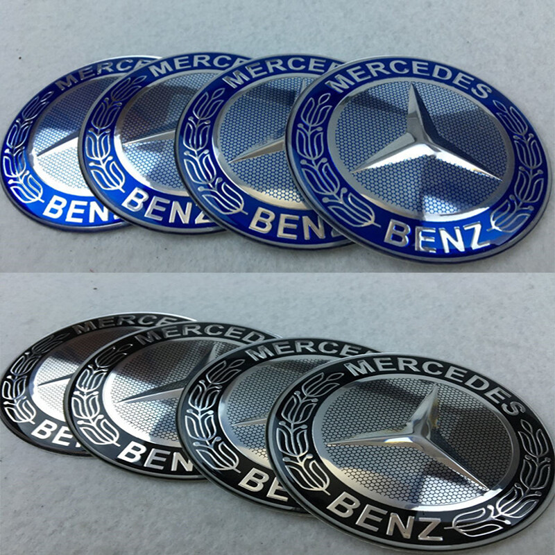 Detail Mercedes Centre Cap Stickers Nomer 37