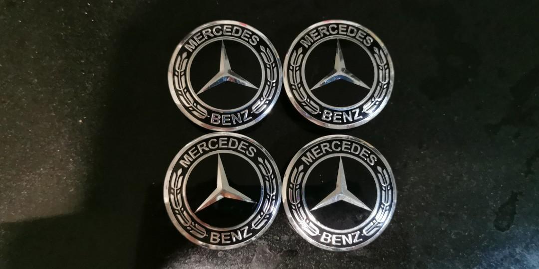 Detail Mercedes Centre Cap Stickers Nomer 45