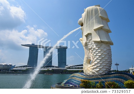 Detail Merlion Park Marina Bay Nomer 47