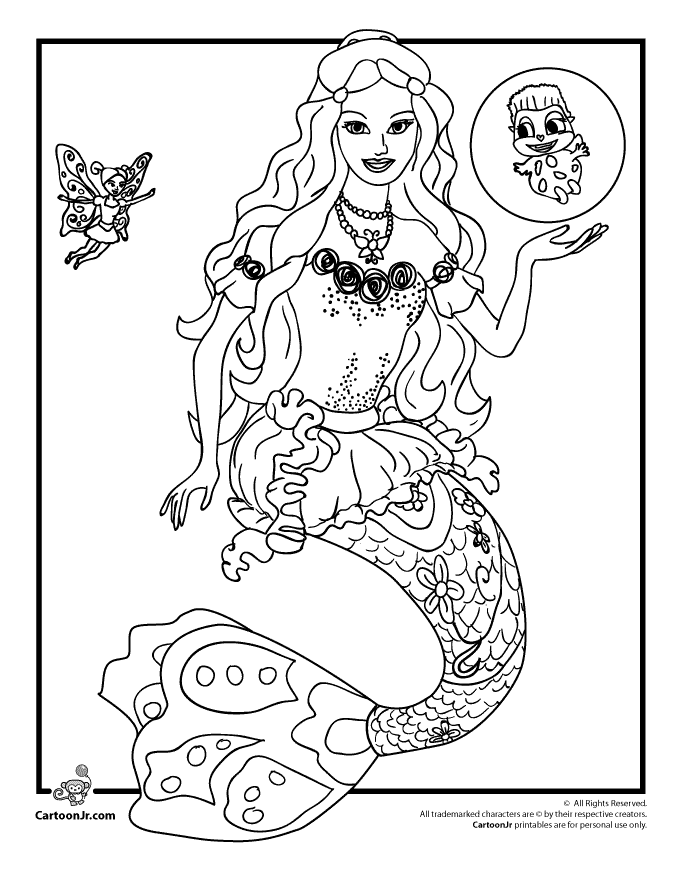 Detail Mermaid Barbie Clipart Nomer 52