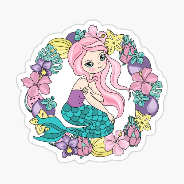 Detail Mermaid Birthday Clipart Nomer 49