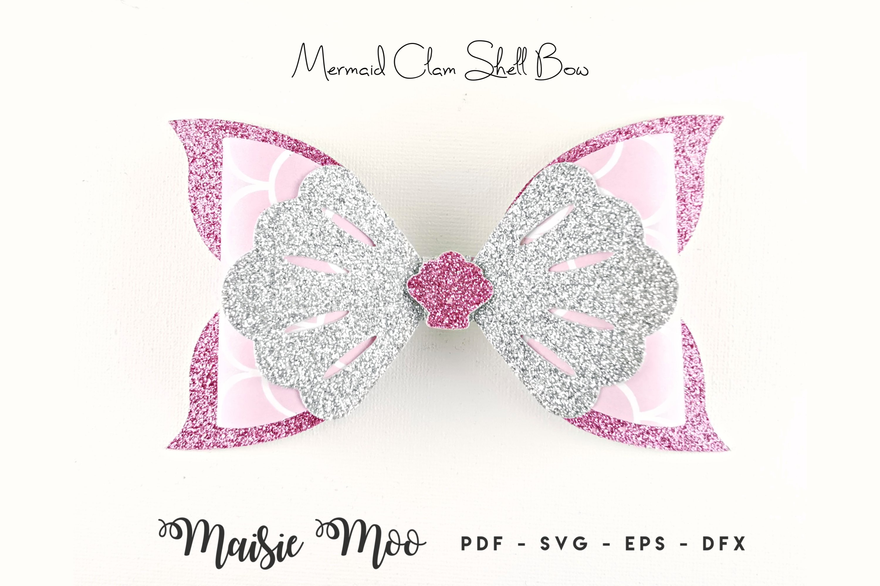 Detail Mermaid Bow Template Free Nomer 40