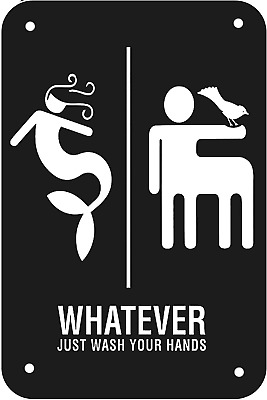 Download Mermaid Centaur Bathroom Sign Nomer 9