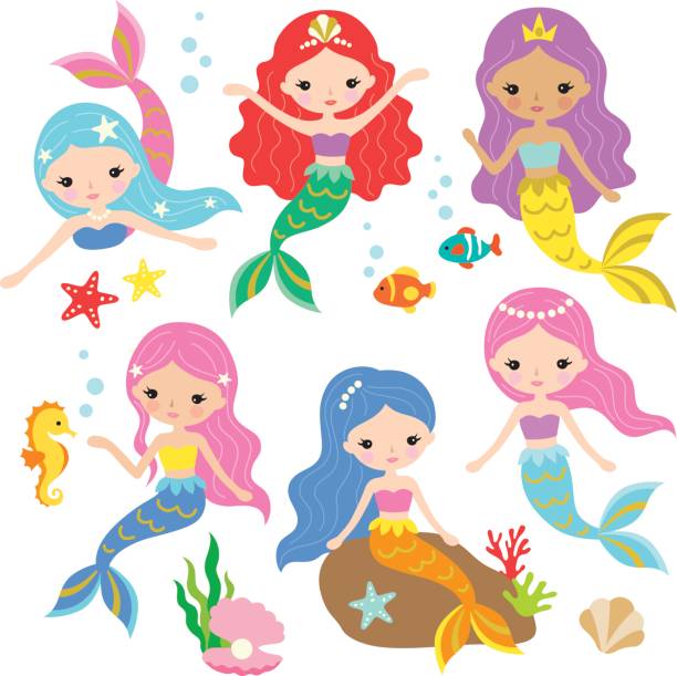 Detail Mermaid Clipart Images Nomer 11