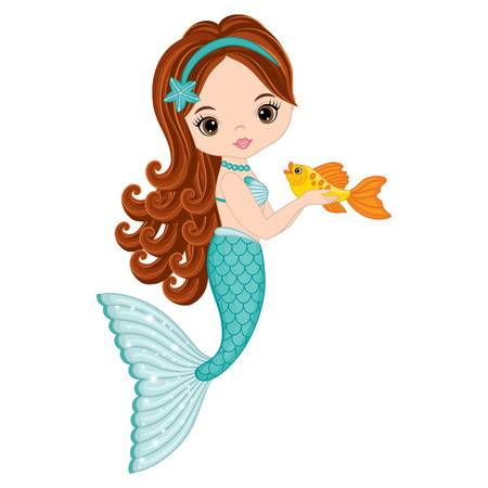 Detail Mermaid Clipart Images Nomer 13