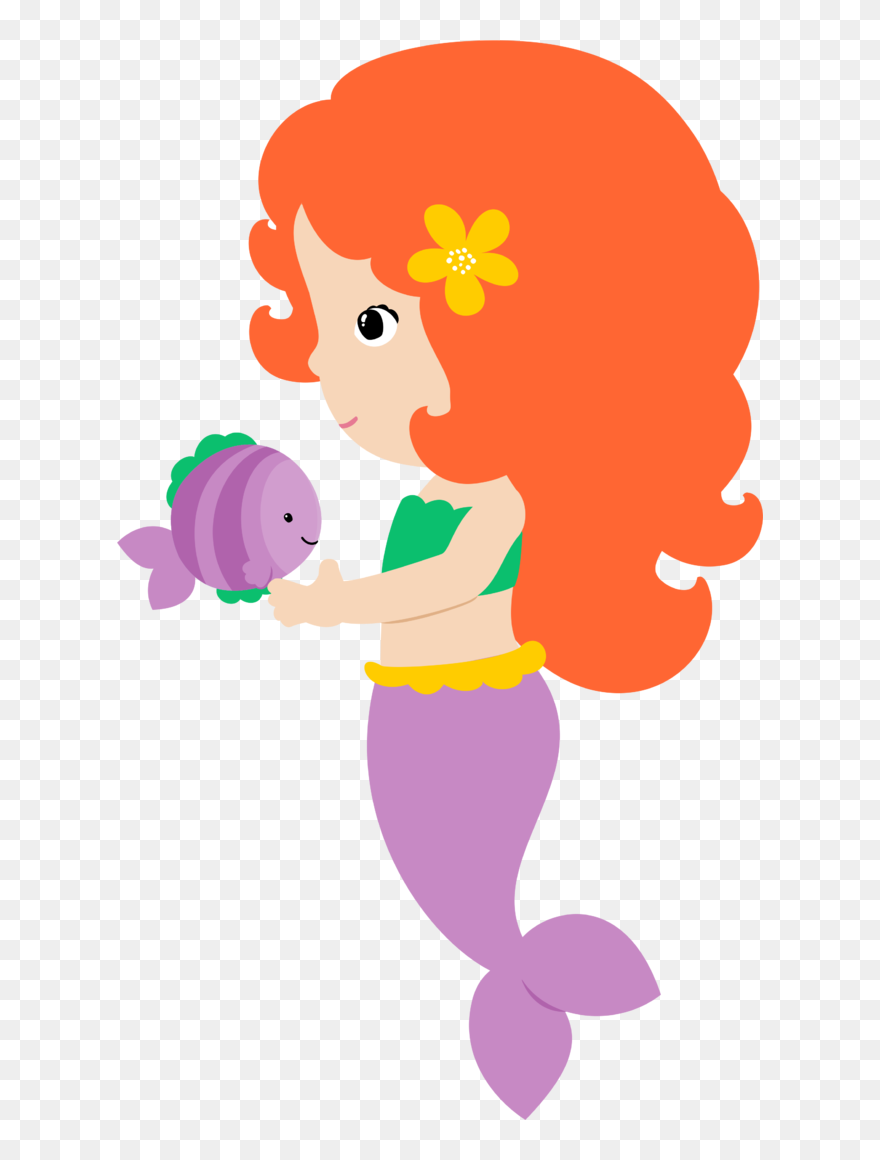 Detail Mermaid Clipart Png Nomer 19