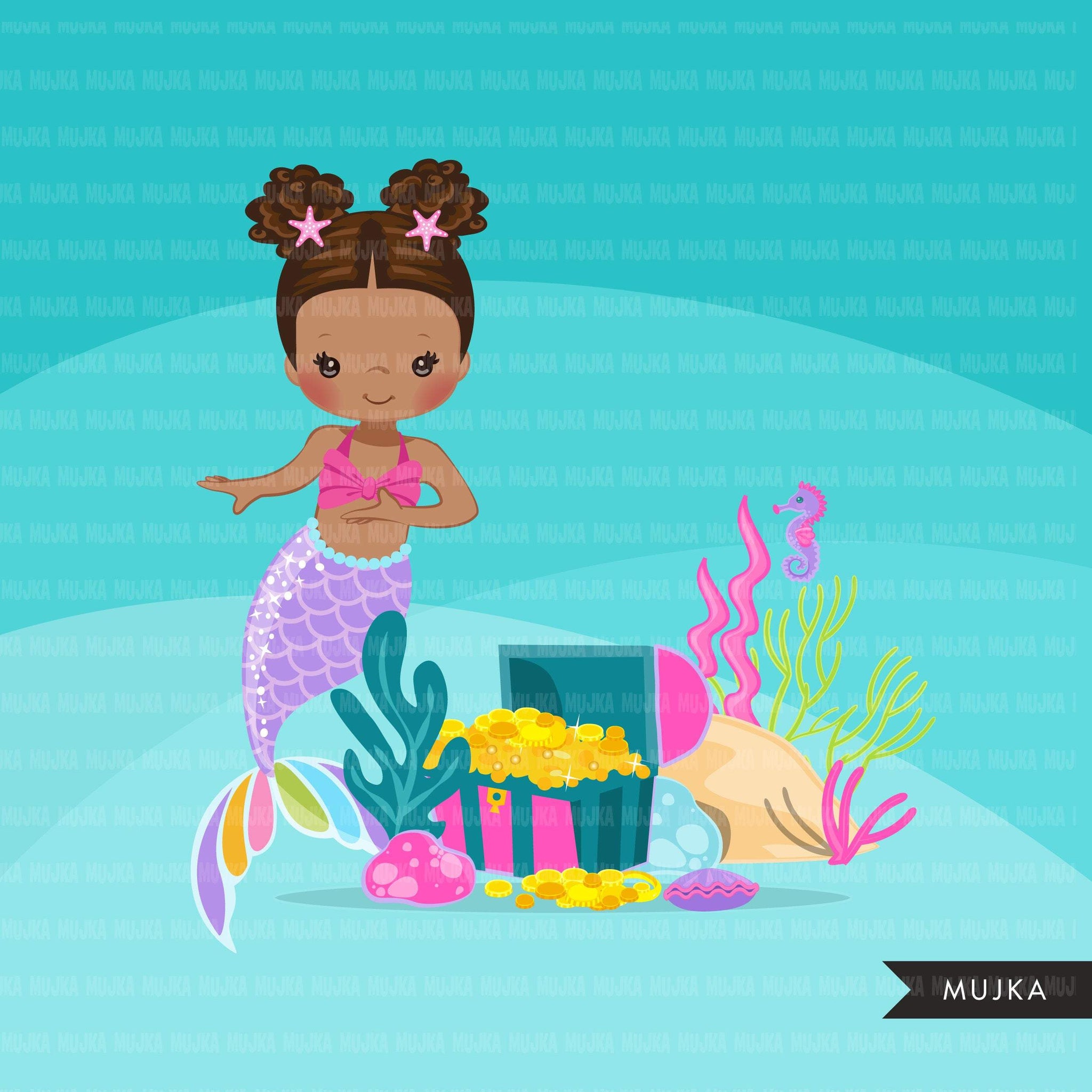 Detail Mermaid Clipart Png Nomer 41