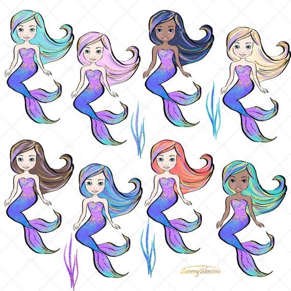 Detail Mermaid Crown Clipart Nomer 56