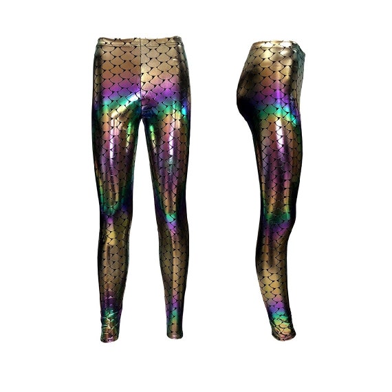 Download Mermaid Fish Scale Leggings Nomer 37