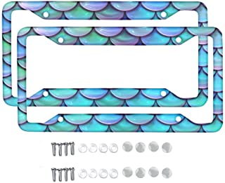 Detail Mermaid License Plate Frames Nomer 34