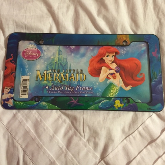 Detail Mermaid License Plate Frames Nomer 44