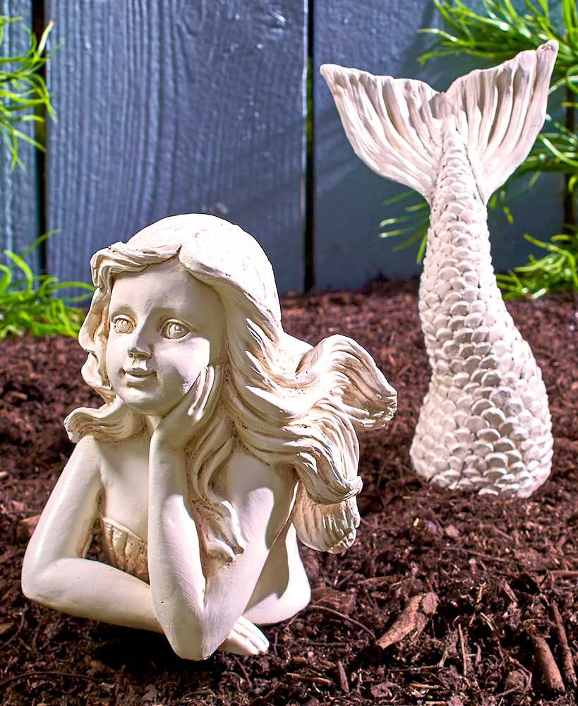 Detail Mermaid Mailbox Statue Nomer 14