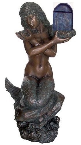 Detail Mermaid Mailbox Statue Nomer 6