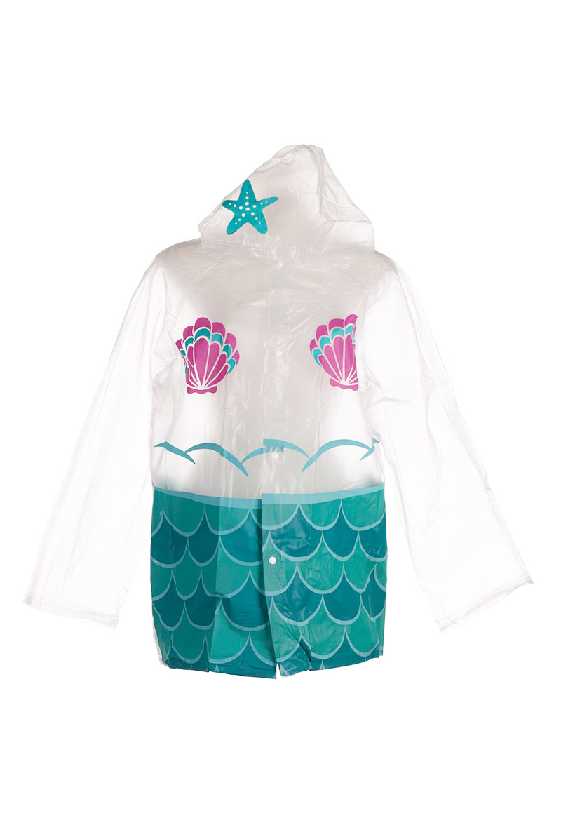 Detail Mermaid Raincoat Nomer 6