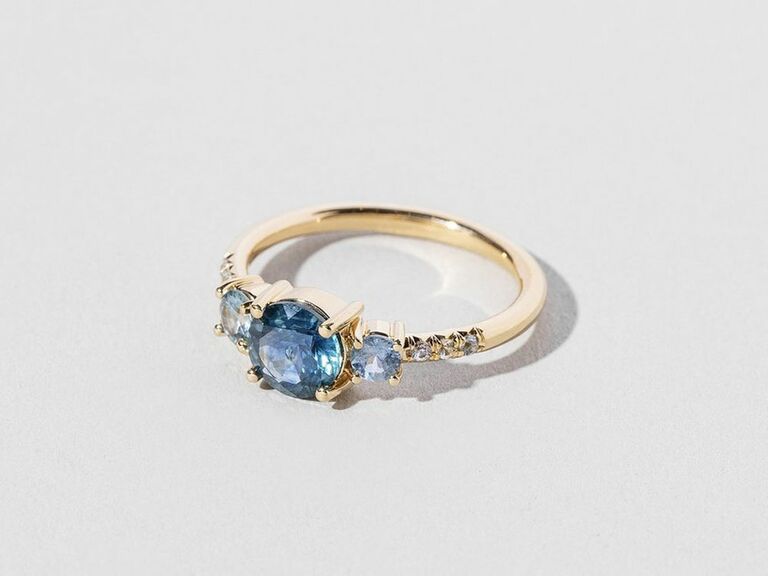 Detail Mermaid Sapphire Ring Nomer 10