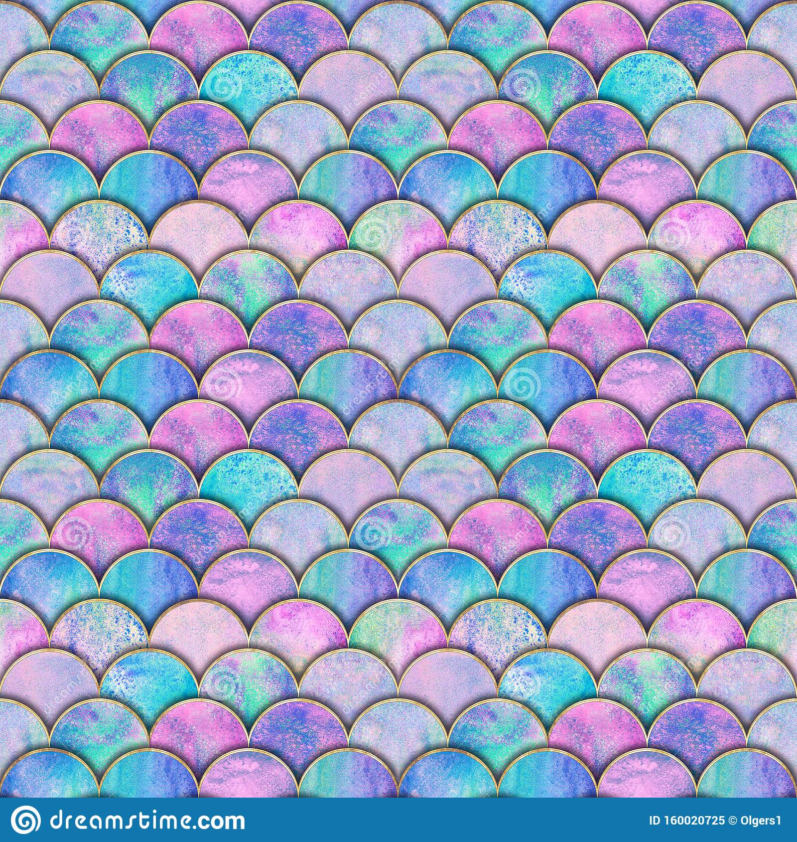 Detail Mermaid Scale Clipart Nomer 31