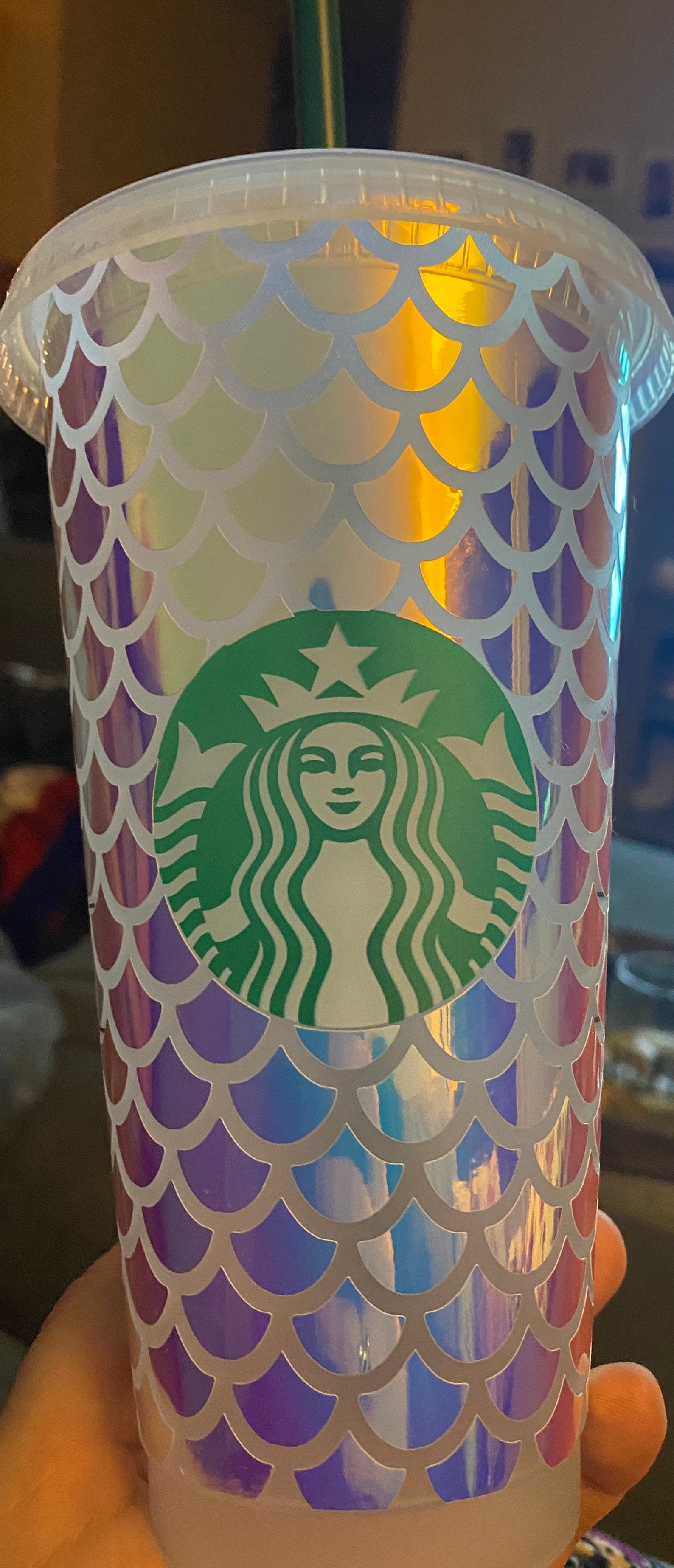 Detail Mermaid Scale Starbucks Cup Nomer 19