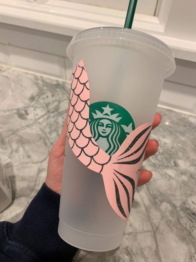 Detail Mermaid Scale Starbucks Cup Nomer 32