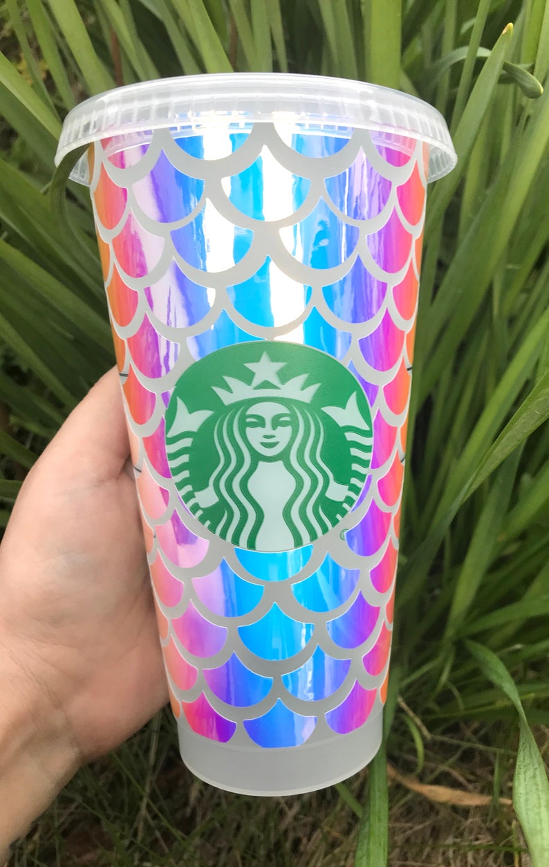 Detail Mermaid Scale Starbucks Cup Nomer 9