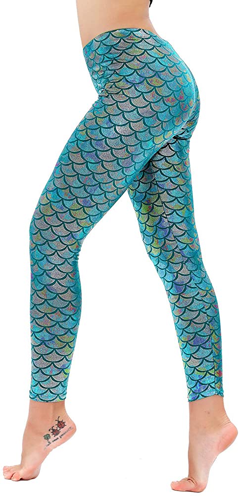 Mermaid Scales Leggings - KibrisPDR