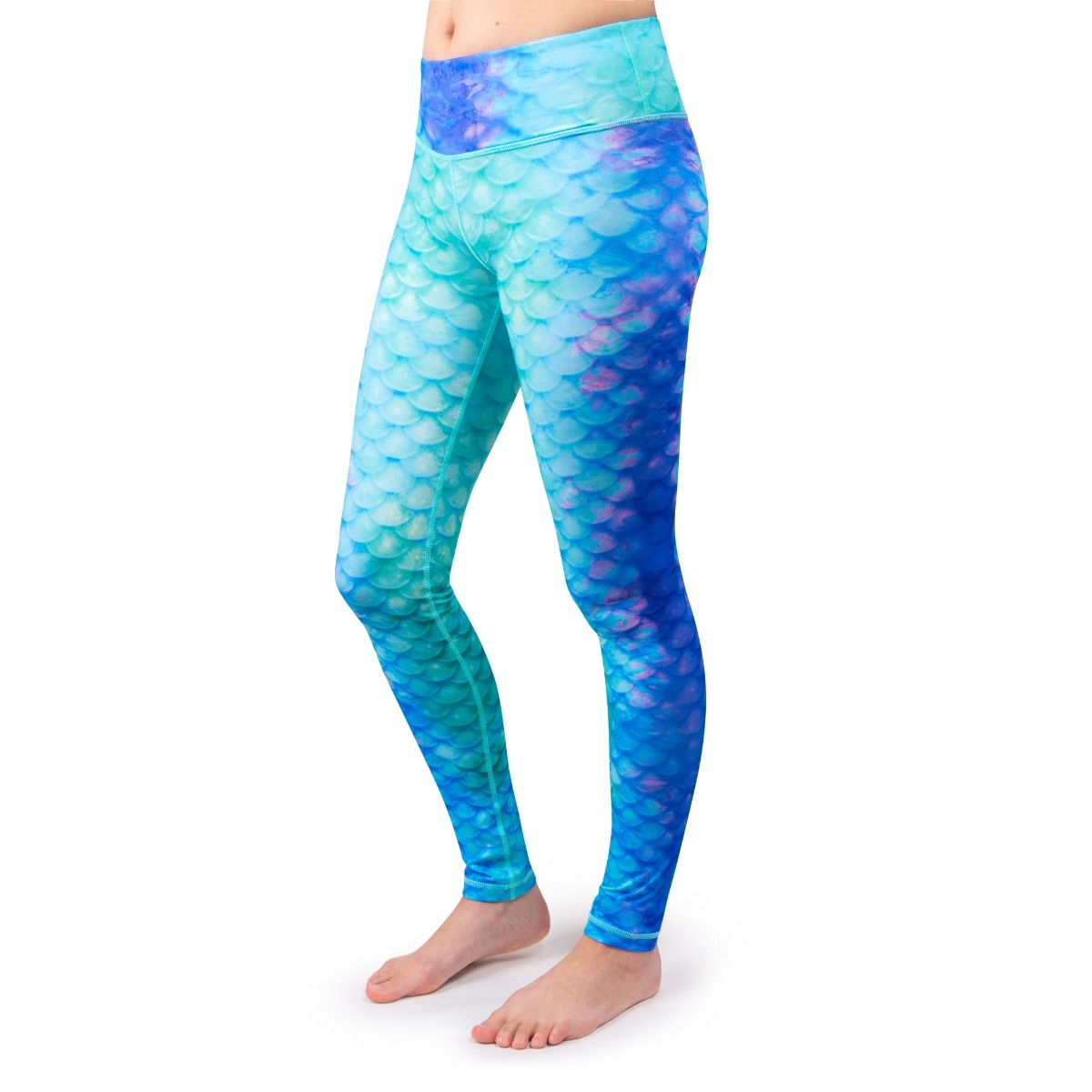 Detail Mermaid Scales Leggings Nomer 10