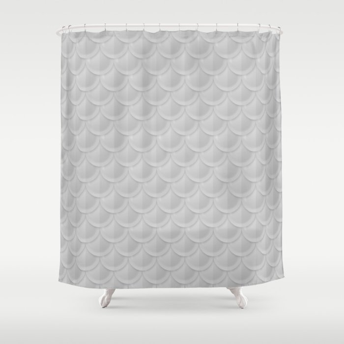 Detail Mermaid Scales Shower Curtain Nomer 38