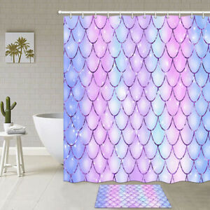 Detail Mermaid Scales Shower Curtain Nomer 39