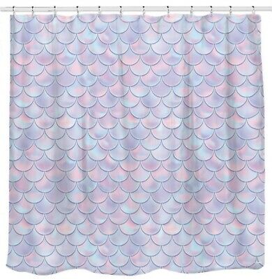 Detail Mermaid Scales Shower Curtain Nomer 50