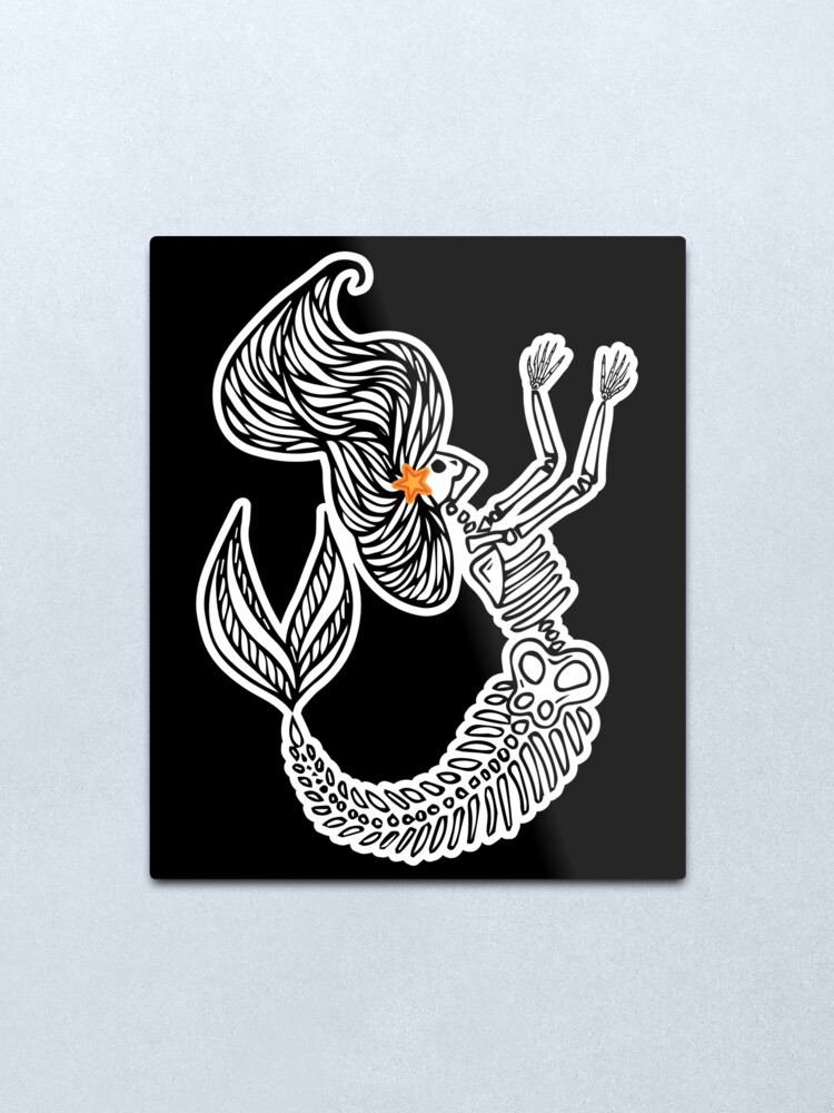 Detail Mermaid Skeleton Clipart Nomer 19