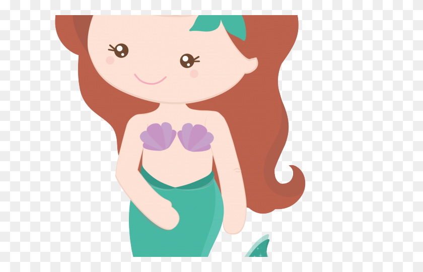 Detail Mermaid Swimming Clipart Nomer 23