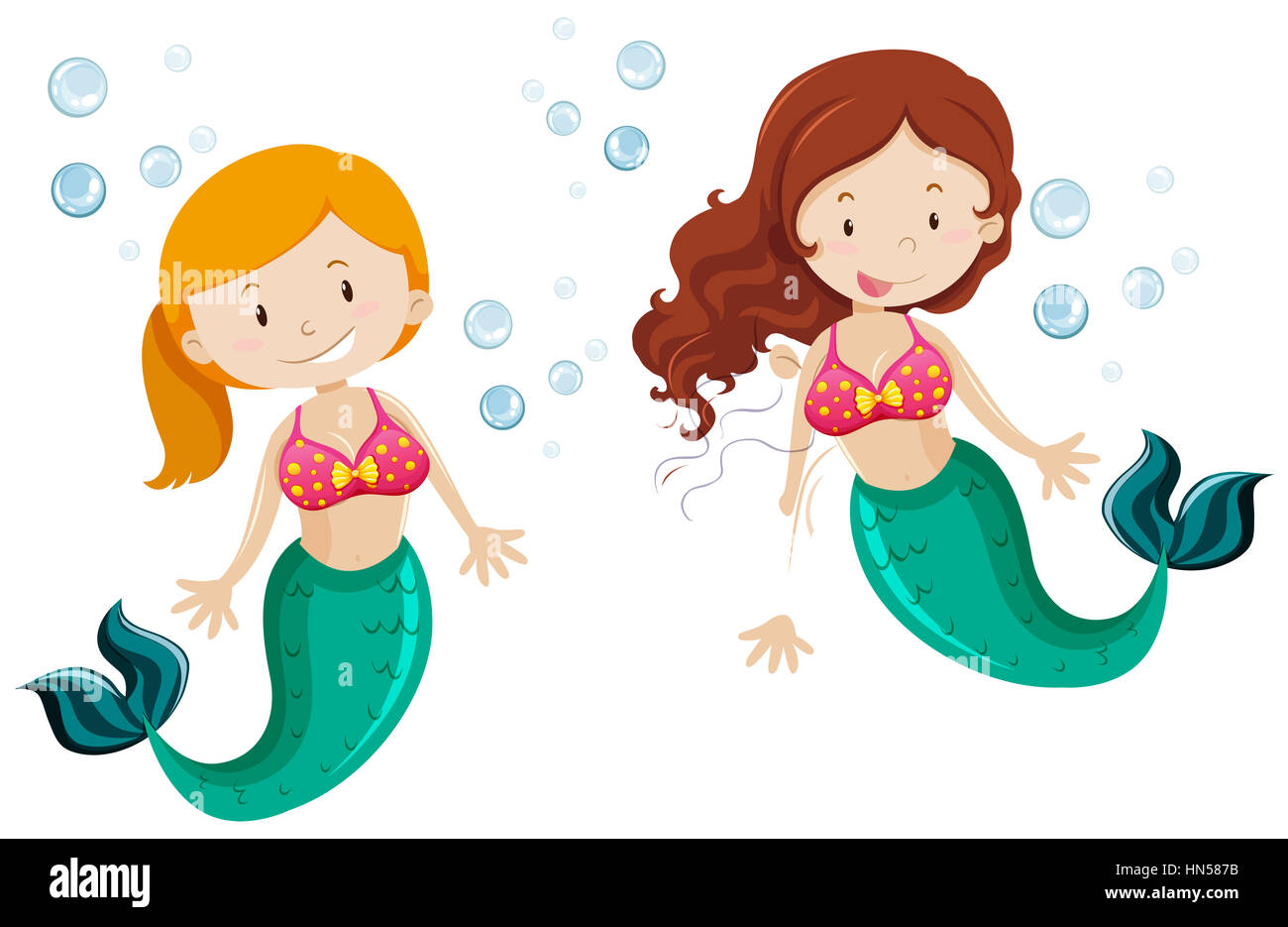 Detail Mermaid Swimming Clipart Nomer 54