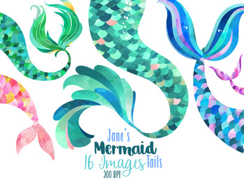 Detail Mermaid Tail Clipart Nomer 26