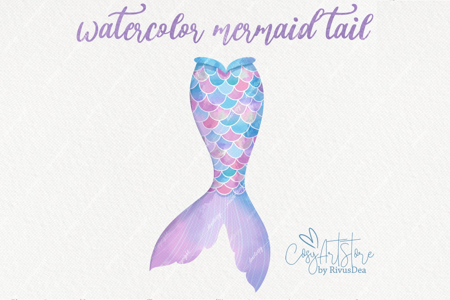 Detail Mermaid Tail Clipart Nomer 27