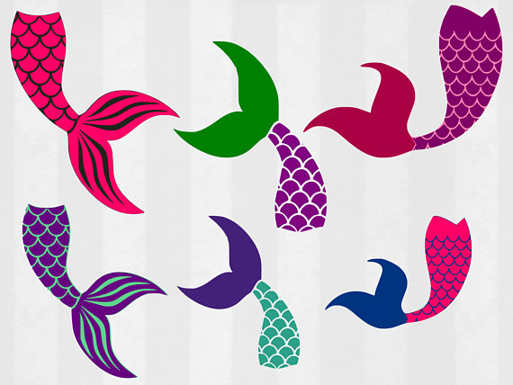 Detail Mermaid Tail Clipart Nomer 56