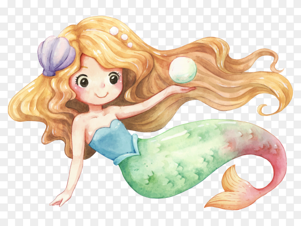 Detail Mermaid Transparent Background Nomer 11