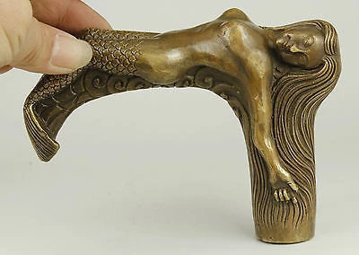 Detail Mermaid Walking Cane Nomer 23