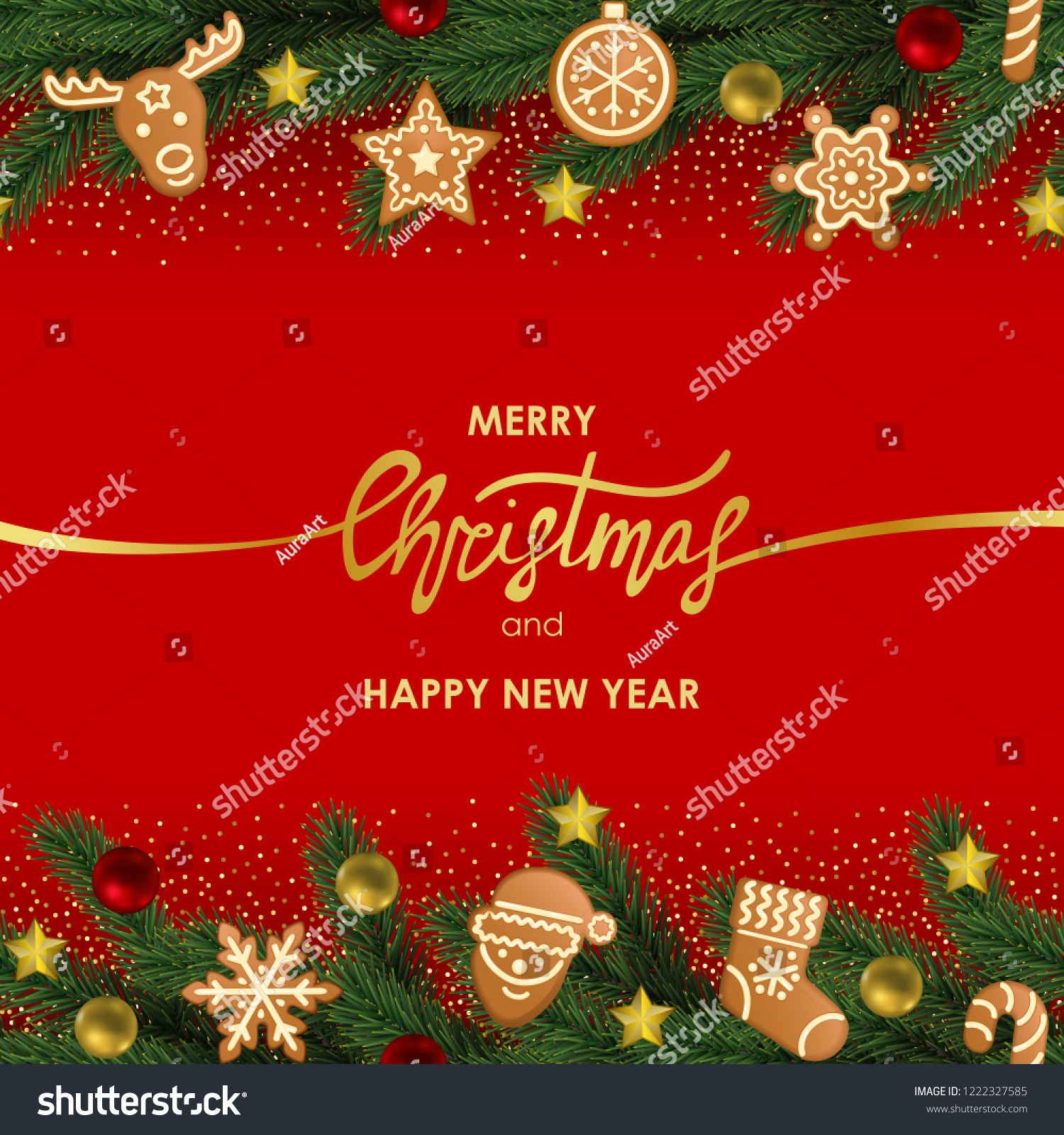 Detail Merry Christmas And Happy New Year Background Nomer 12