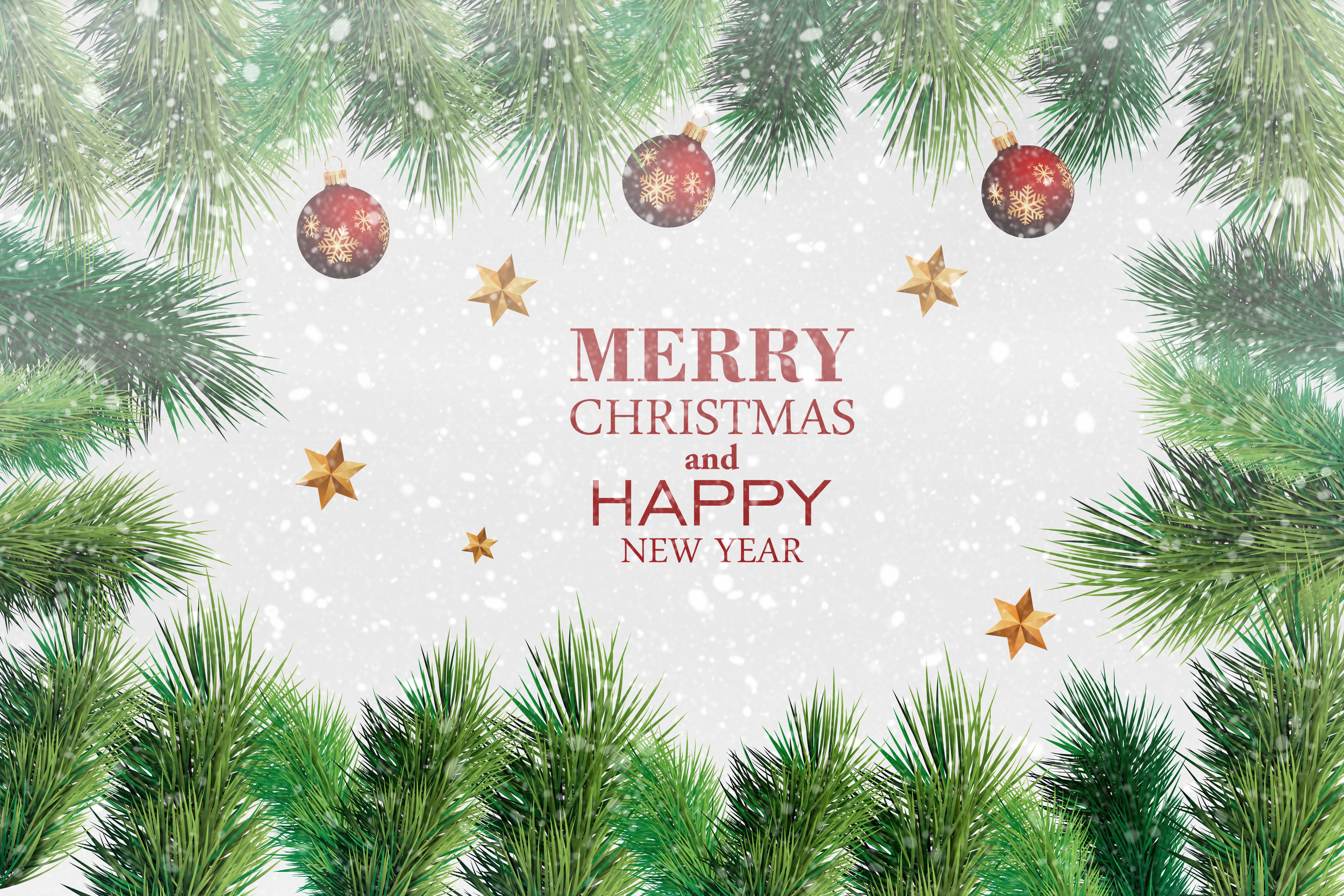 Detail Merry Christmas And Happy New Year Background Nomer 16