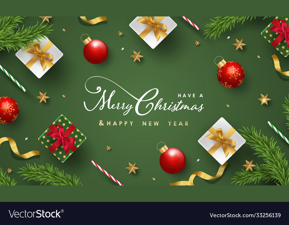 Detail Merry Christmas And Happy New Year Background Nomer 5