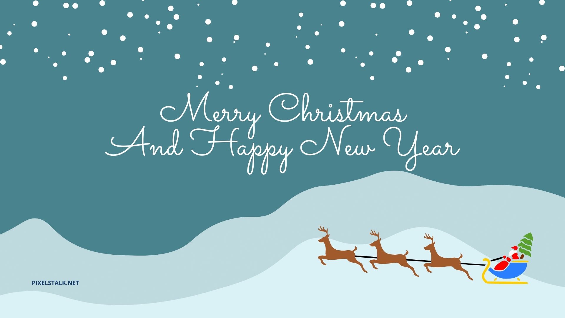 Detail Merry Christmas And Happy New Year Background Nomer 42