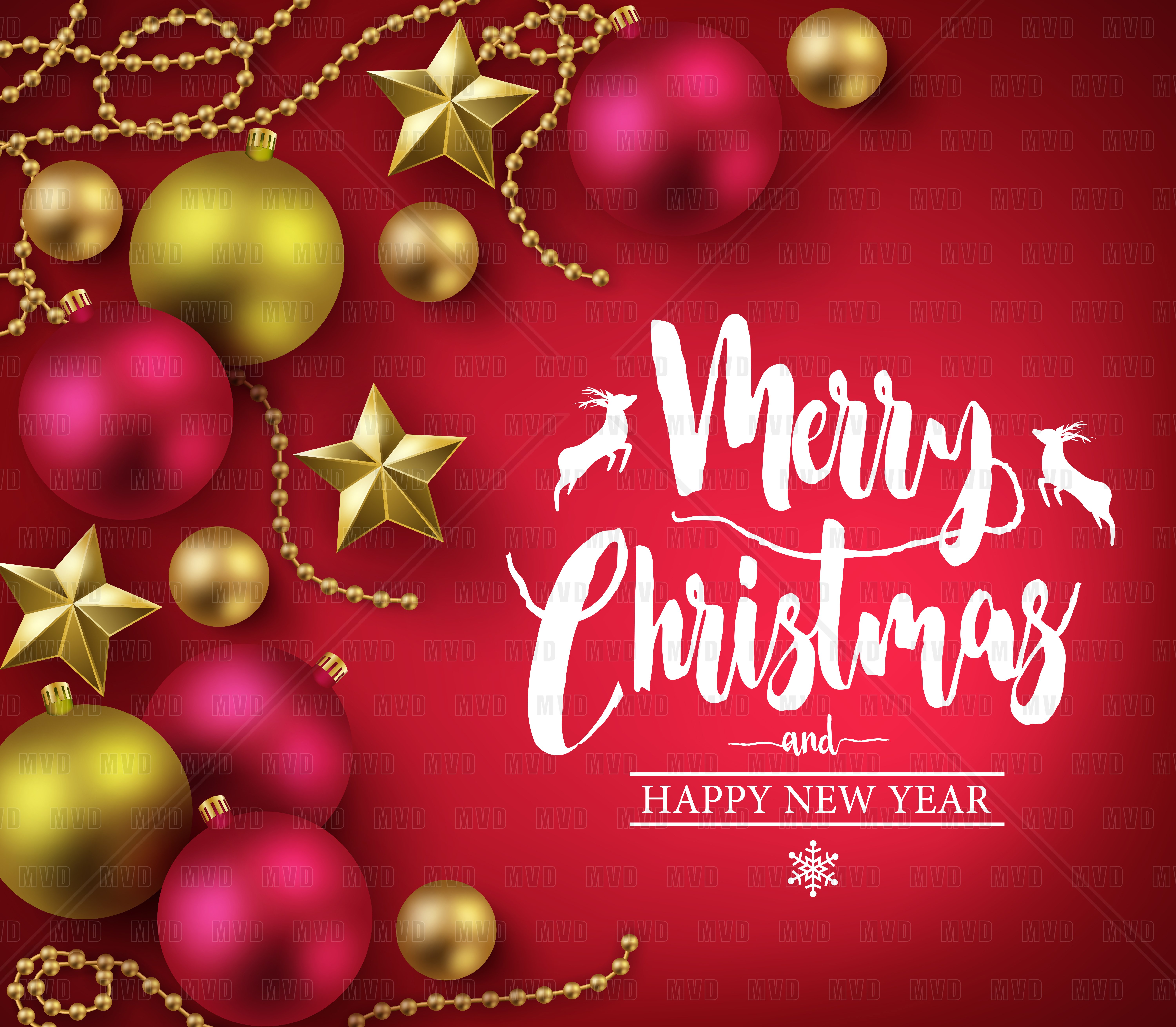 Detail Merry Christmas And Happy New Year Background Nomer 49